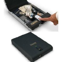 a small biometric cash safe